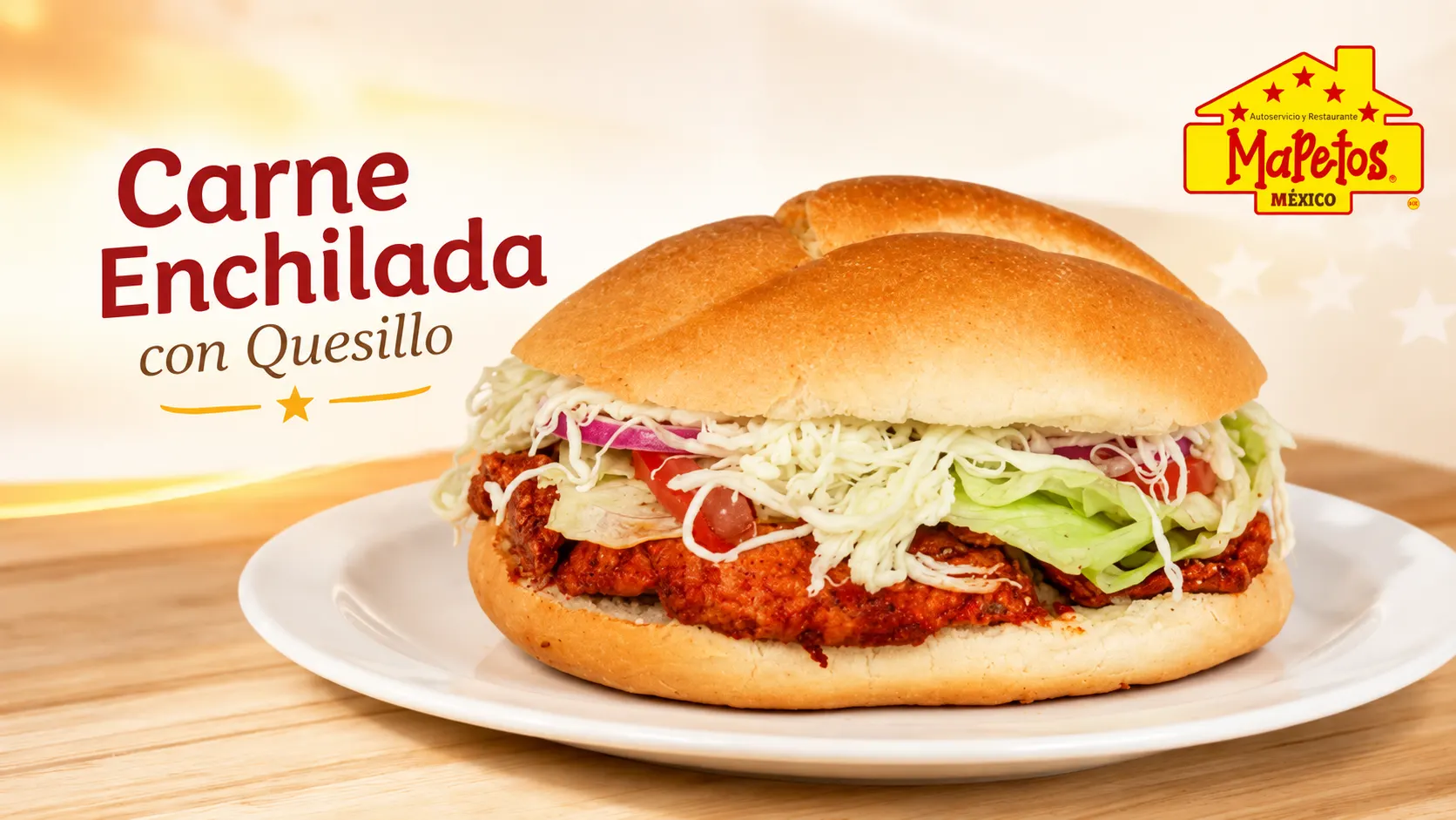 Carne Enchilada con Quesillo