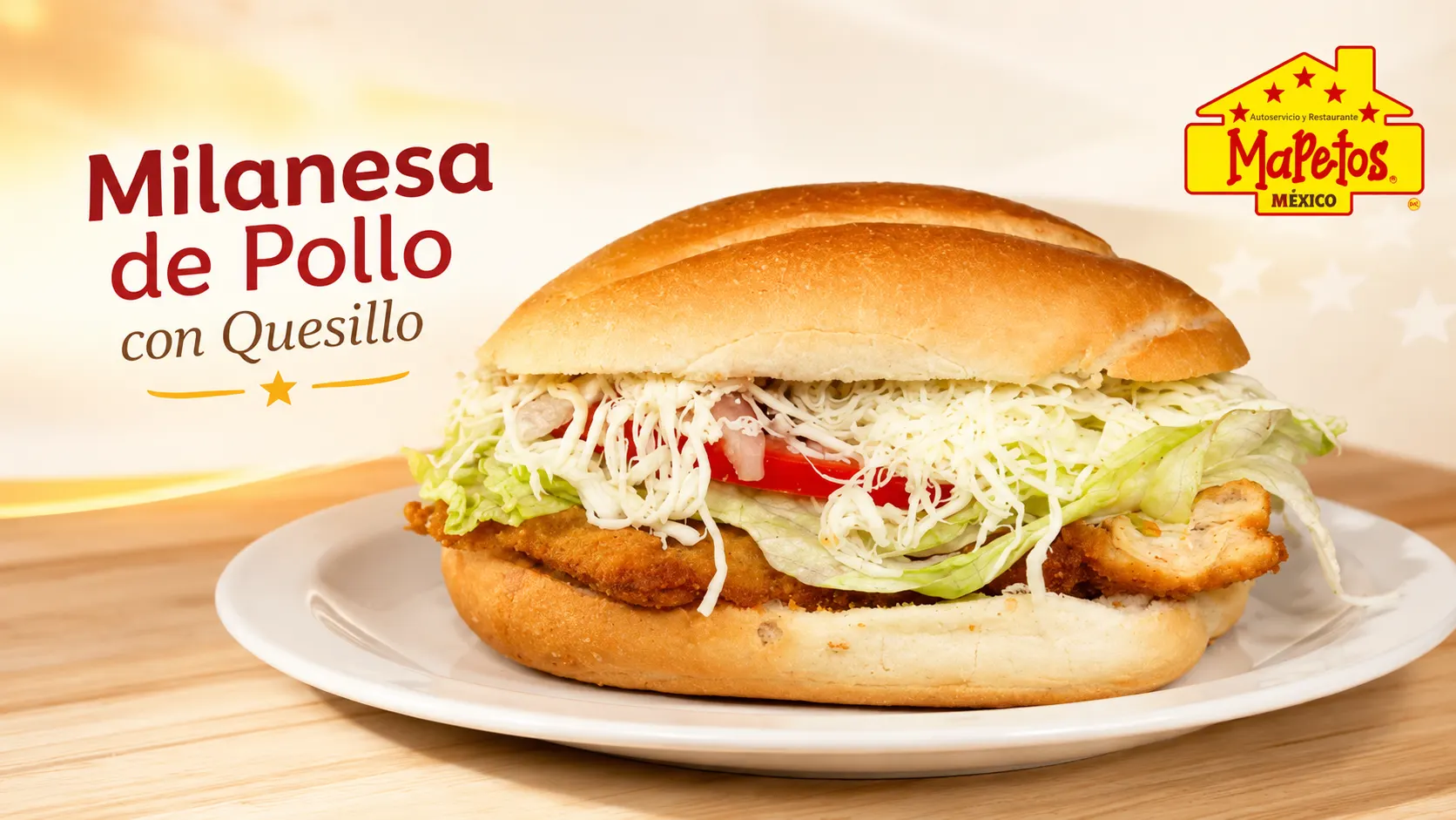 Milanesa de Pollo con Quesillo