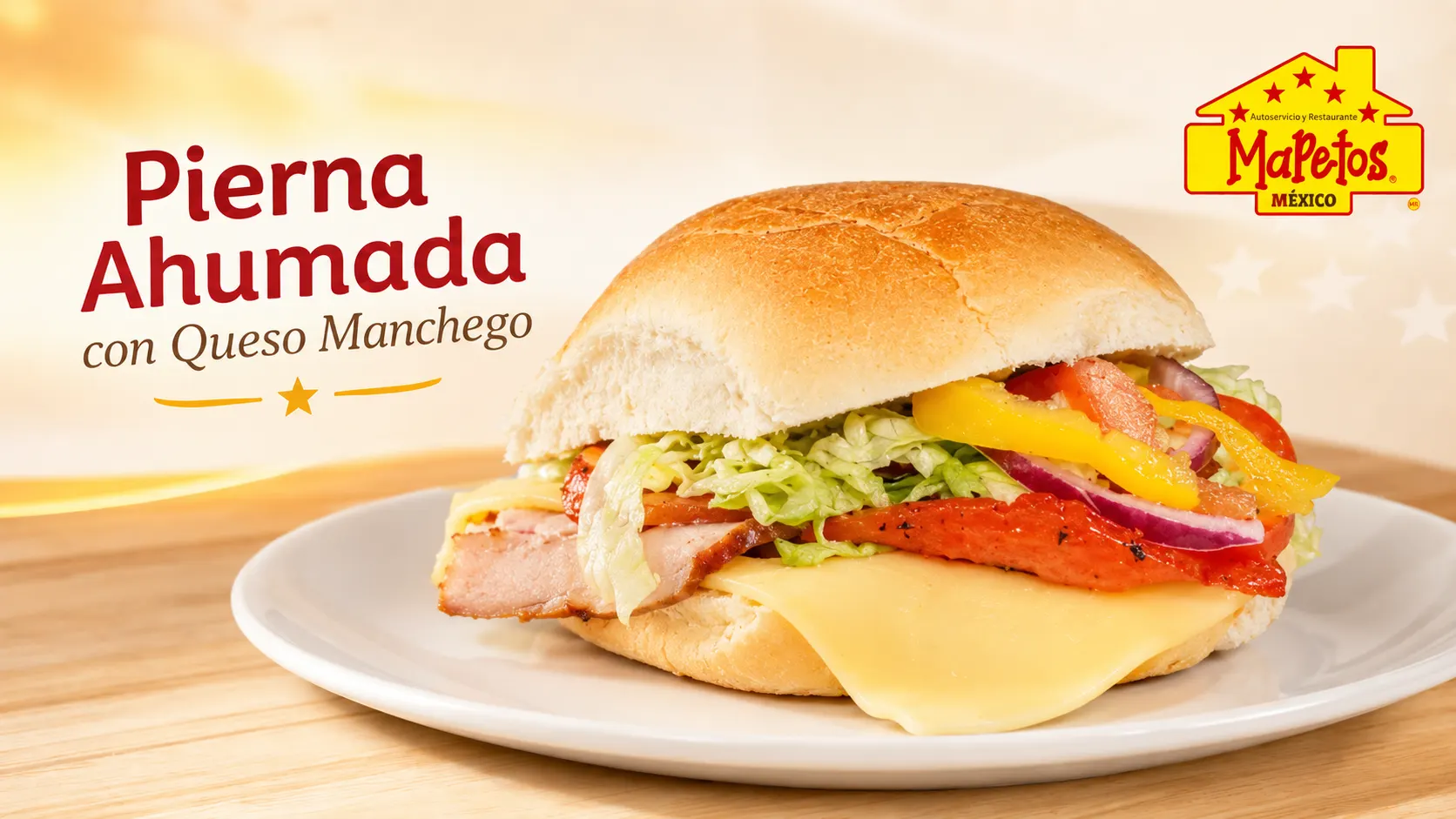 Pierna Ahumada con Queso Manchego